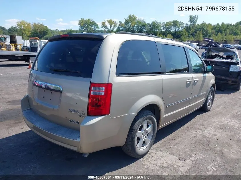 2009 Dodge Grand Caravan Sxt VIN: 2D8HN54179R678155 Lot: 40307361