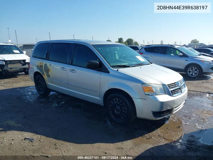 2009 Dodge Grand Caravan Se VIN: 2D8HN44E39R638197 Lot: 40337101