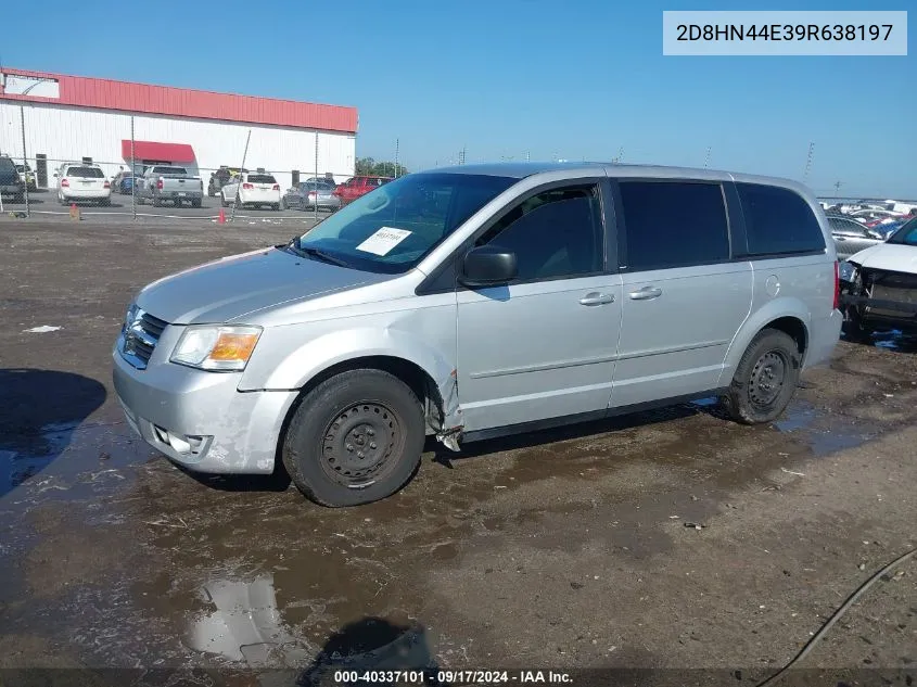 2009 Dodge Grand Caravan Se VIN: 2D8HN44E39R638197 Lot: 40337101