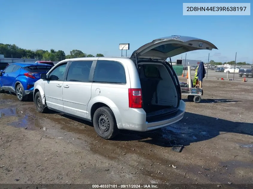 2D8HN44E39R638197 2009 Dodge Grand Caravan Se