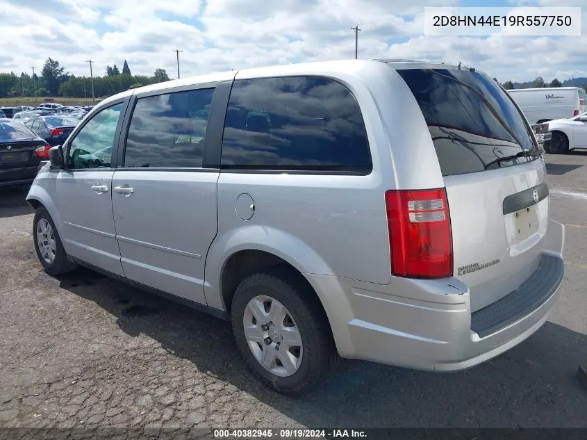 2009 Dodge Grand Caravan Se VIN: 2D8HN44E19R557750 Lot: 40382945