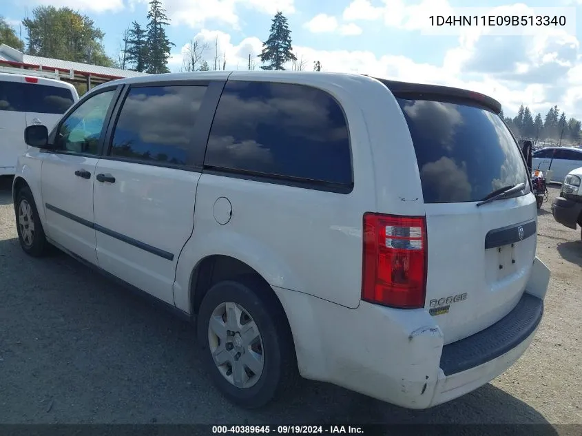 2009 Dodge Grand Caravan Cv VIN: 1D4HN11E09B513340 Lot: 40389645