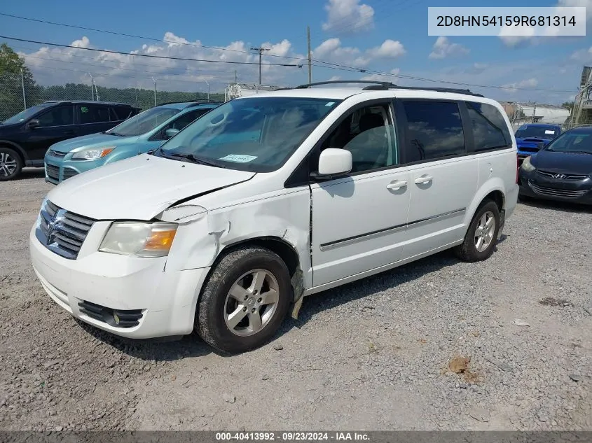 2009 Dodge Grand Caravan Sxt VIN: 2D8HN54159R681314 Lot: 40413992