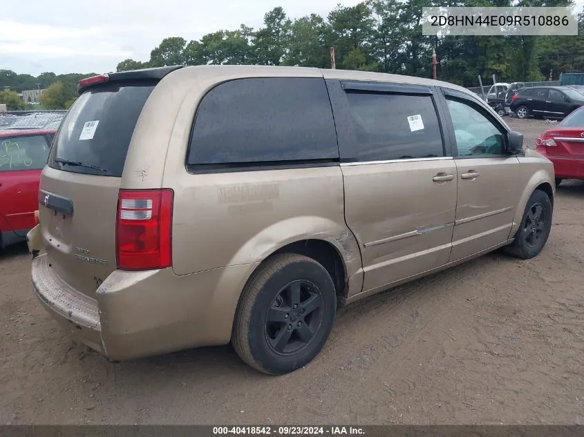 2009 Dodge Grand Caravan Se VIN: 2D8HN44E09R510886 Lot: 40418542