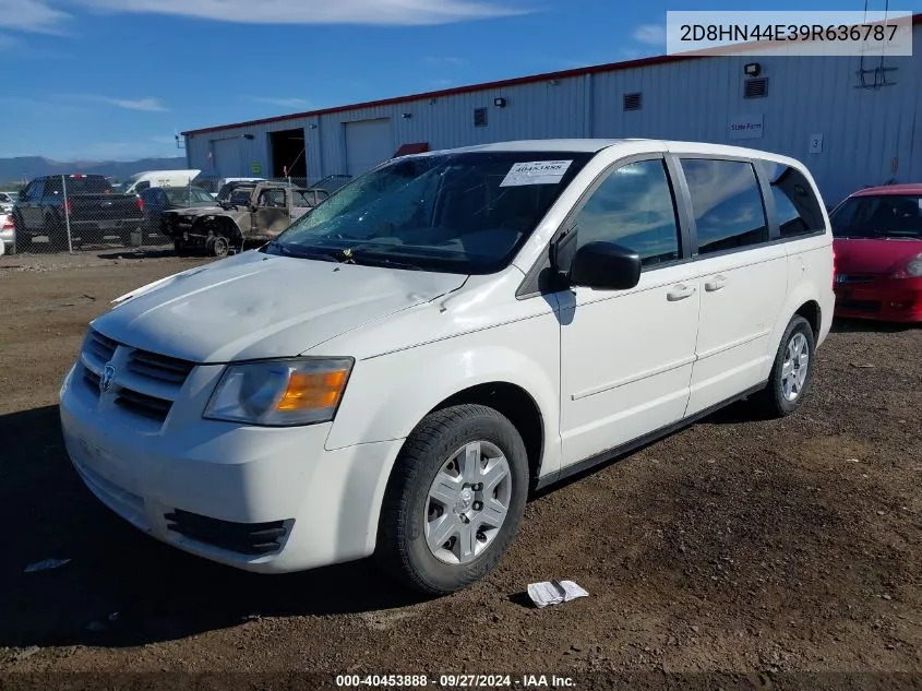 2009 Dodge Grand Caravan Se VIN: 2D8HN44E39R636787 Lot: 40453888