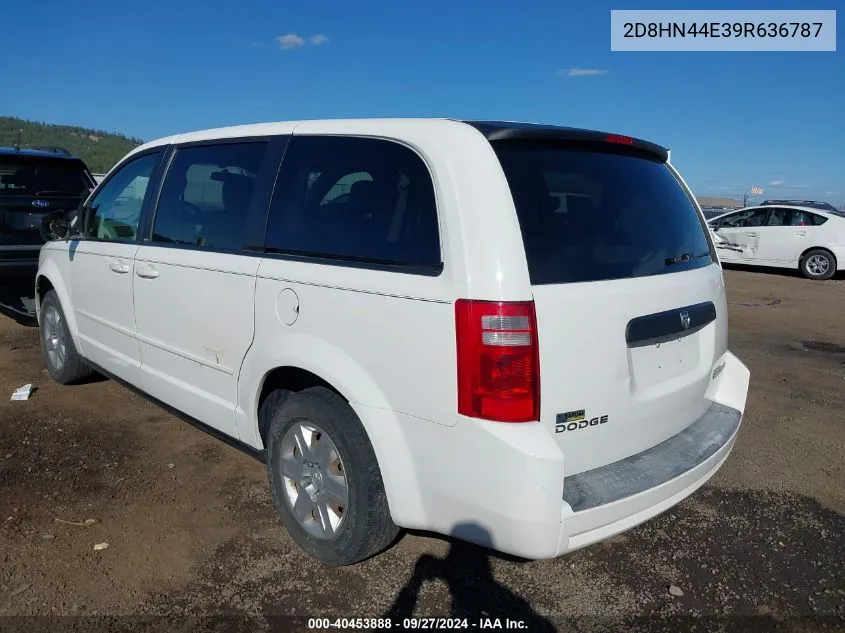 2009 Dodge Grand Caravan Se VIN: 2D8HN44E39R636787 Lot: 40453888