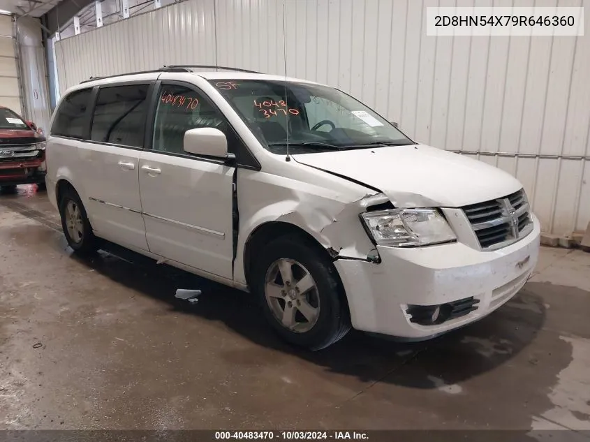 2009 Dodge Grand Caravan Sxt VIN: 2D8HN54X79R646360 Lot: 40483470