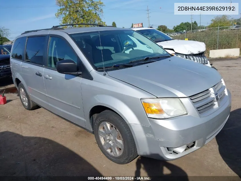 2D8HN44E39R629192 2009 Dodge Grand Caravan Se