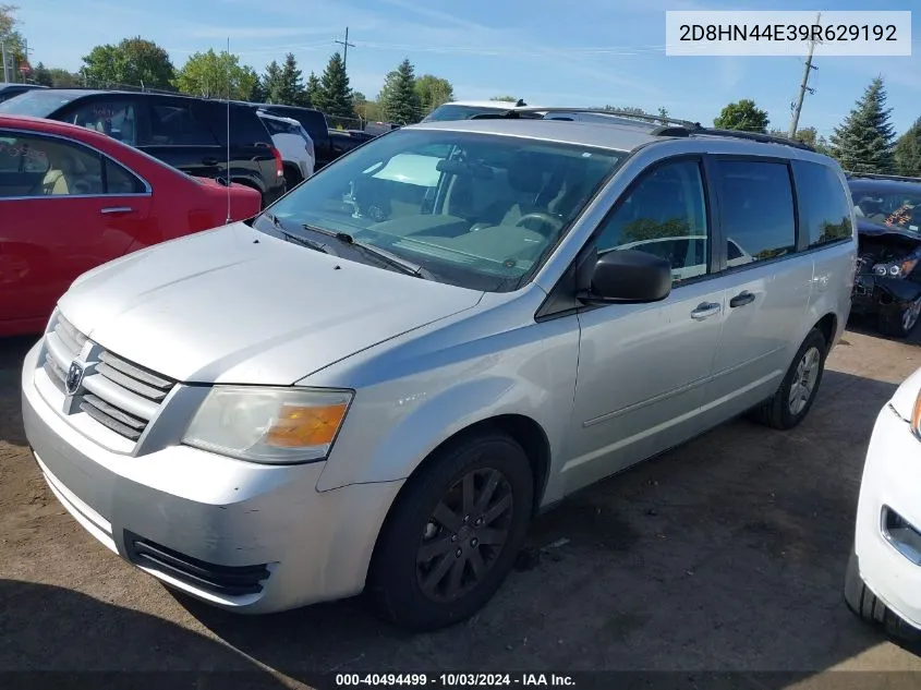 2D8HN44E39R629192 2009 Dodge Grand Caravan Se