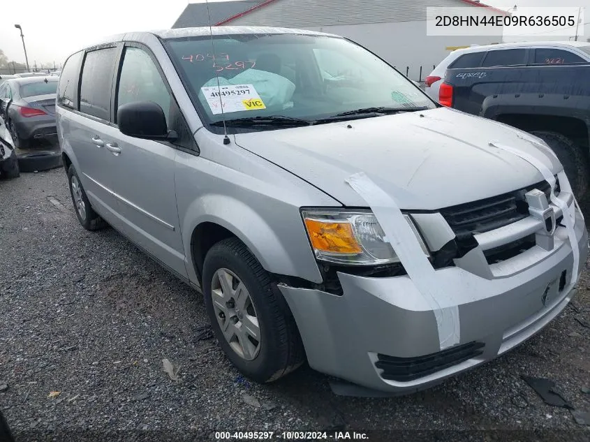 2D8HN44E09R636505 2009 Dodge Grand Caravan Se