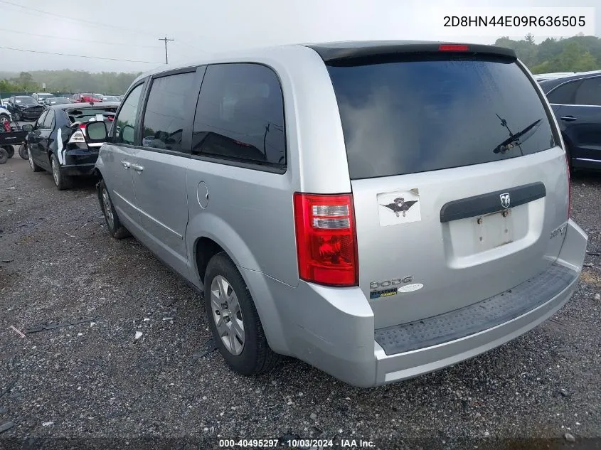 2009 Dodge Grand Caravan Se VIN: 2D8HN44E09R636505 Lot: 40495297