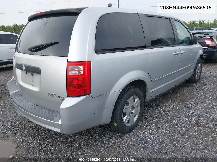 2D8HN44E09R636505 2009 Dodge Grand Caravan Se