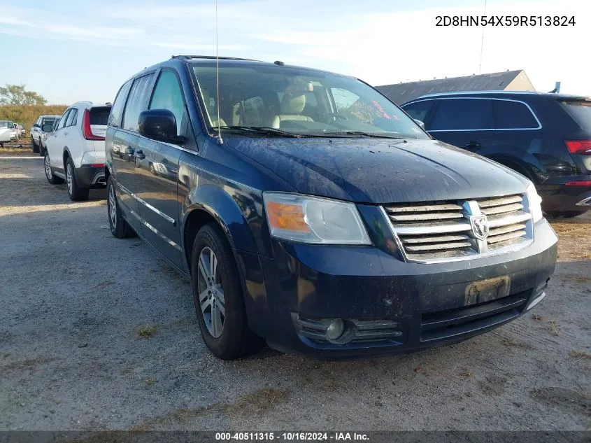 2009 Dodge Grand Caravan Sxt VIN: 2D8HN54X59R513824 Lot: 40511315