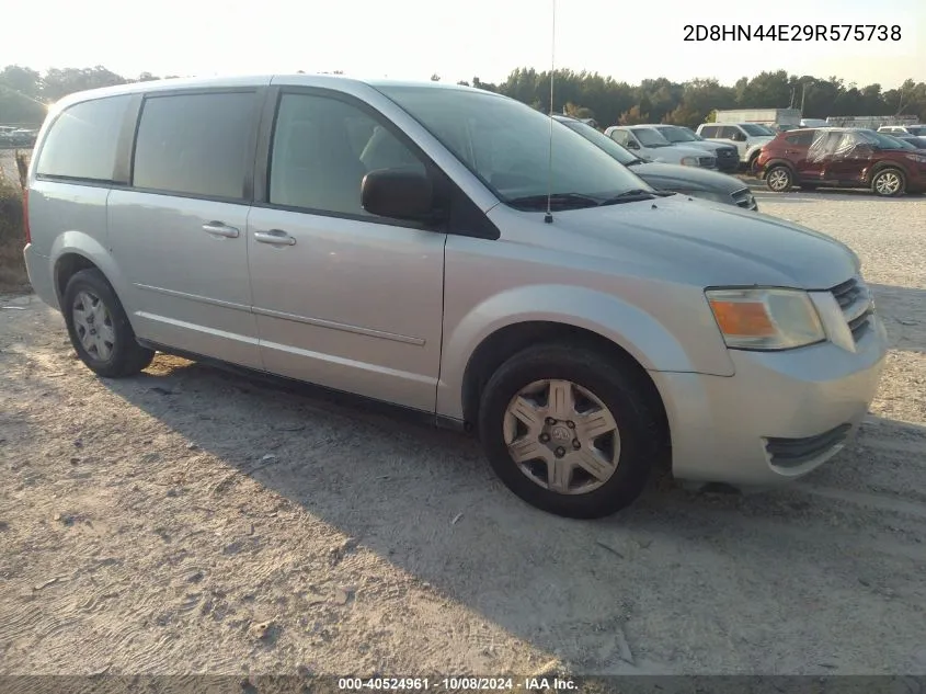 2009 Dodge Grand Caravan Se VIN: 2D8HN44E29R575738 Lot: 40524961