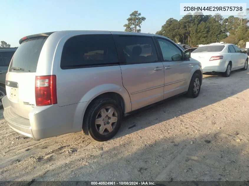 2009 Dodge Grand Caravan Se VIN: 2D8HN44E29R575738 Lot: 40524961