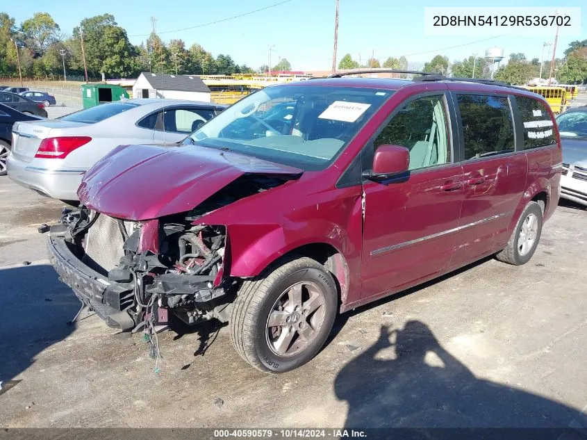 2009 Dodge Grand Caravan Sxt VIN: 2D8HN54129R536702 Lot: 40590579