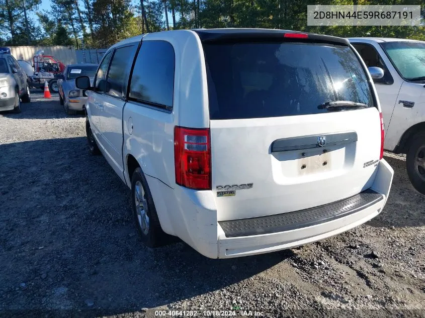 2009 Dodge Grand Caravan Se VIN: 2D8HN44E59R687191 Lot: 40641282