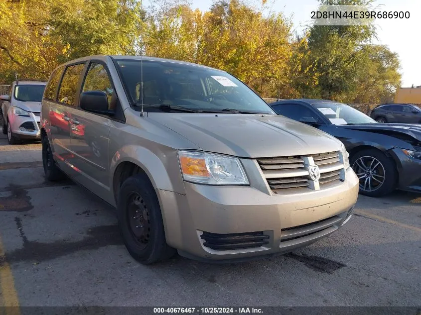 2009 Dodge Grand Caravan Se VIN: 2D8HN44E39R686900 Lot: 40676467