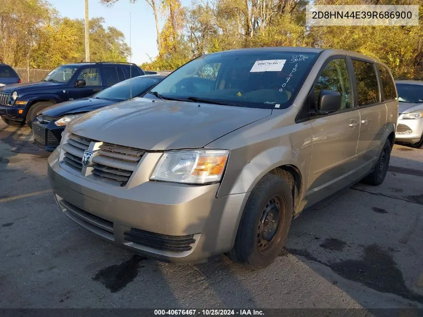 2009 Dodge Grand Caravan Se VIN: 2D8HN44E39R686900 Lot: 40676467