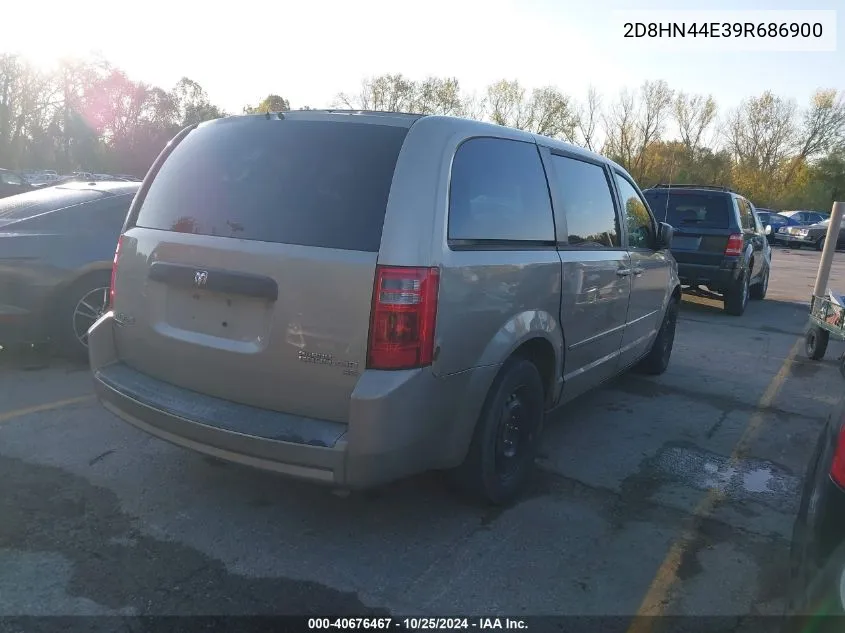 2009 Dodge Grand Caravan Se VIN: 2D8HN44E39R686900 Lot: 40676467