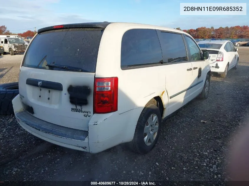 2009 Dodge Grand Caravan Cv VIN: 2D8HN11E09R685352 Lot: 40689677