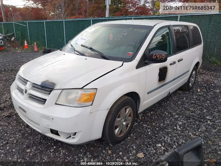 2009 Dodge Grand Caravan Cv VIN: 2D8HN11E79R685347 Lot: 40691664