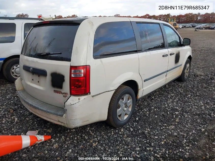 2D8HN11E79R685347 2009 Dodge Grand Caravan Cv