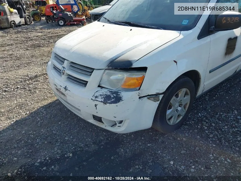 2009 Dodge Grand Caravan Cv VIN: 2D8HN11E19R685344 Lot: 40692162