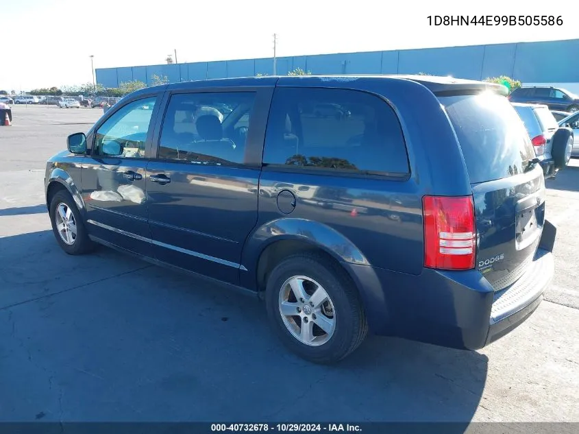 2009 Dodge Grand Caravan Se VIN: 1D8HN44E99B505586 Lot: 40732678