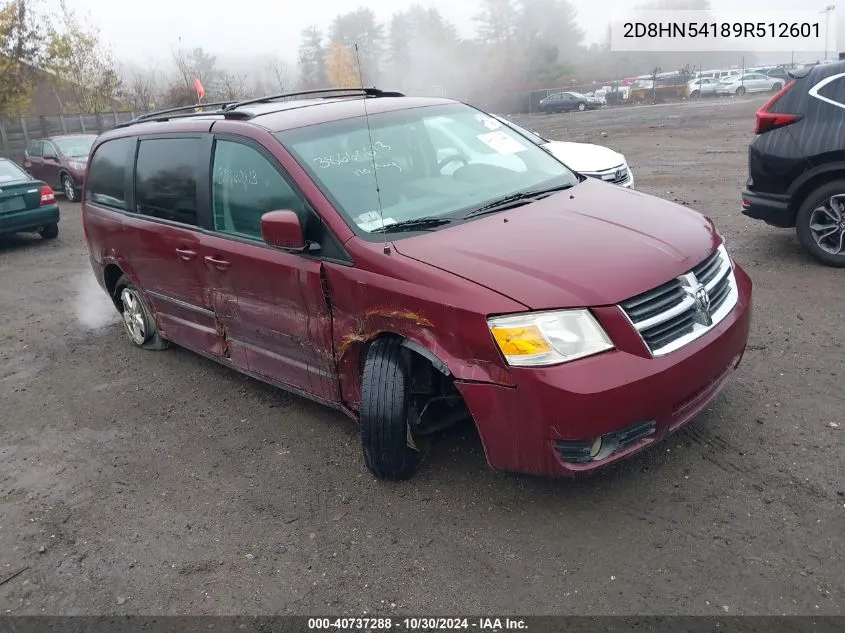 2009 Dodge Grand Caravan Sxt VIN: 2D8HN54189R512601 Lot: 40737288