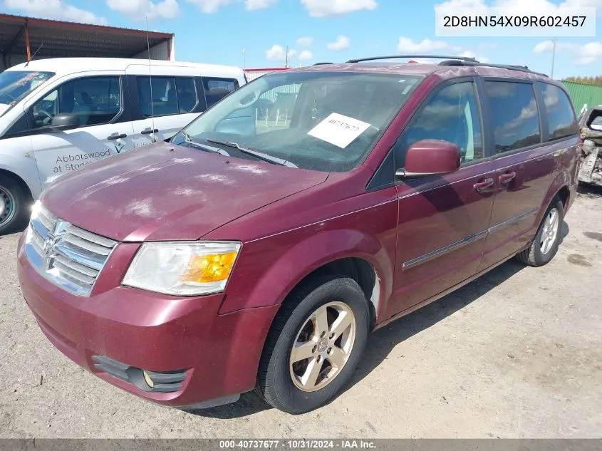 2009 Dodge Grand Caravan Sxt VIN: 2D8HN54X09R602457 Lot: 40737677