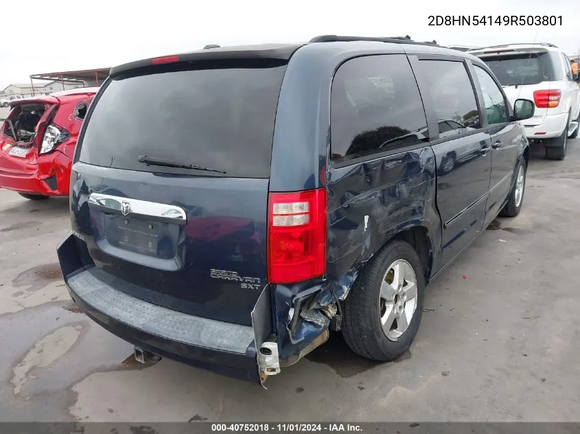 2009 Dodge Grand Caravan Sxt VIN: 2D8HN54149R503801 Lot: 40752018