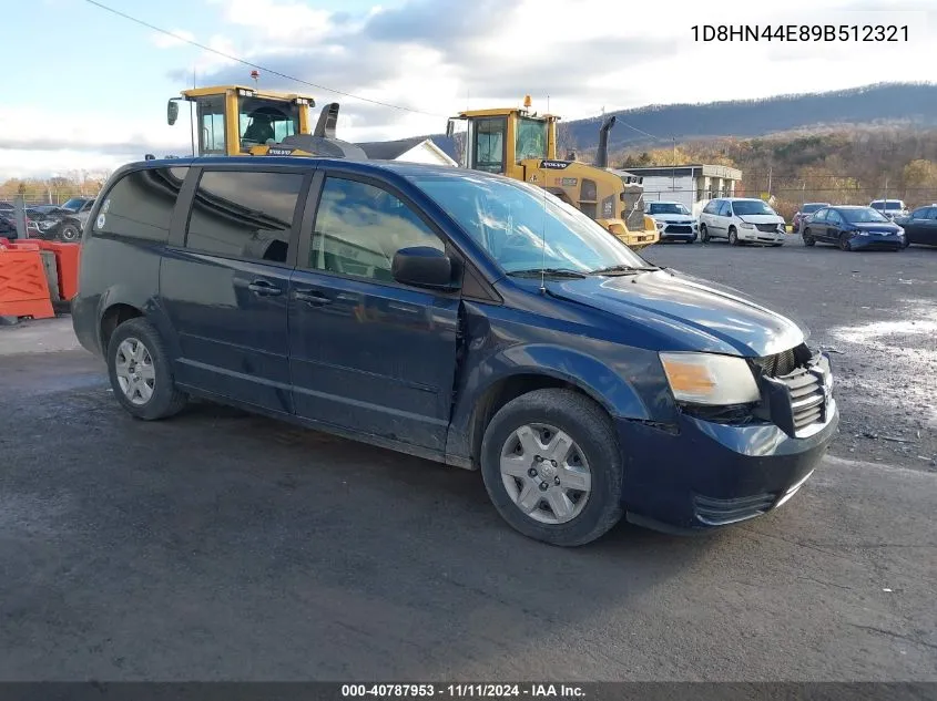 1D8HN44E89B512321 2009 Dodge Grand Caravan Se