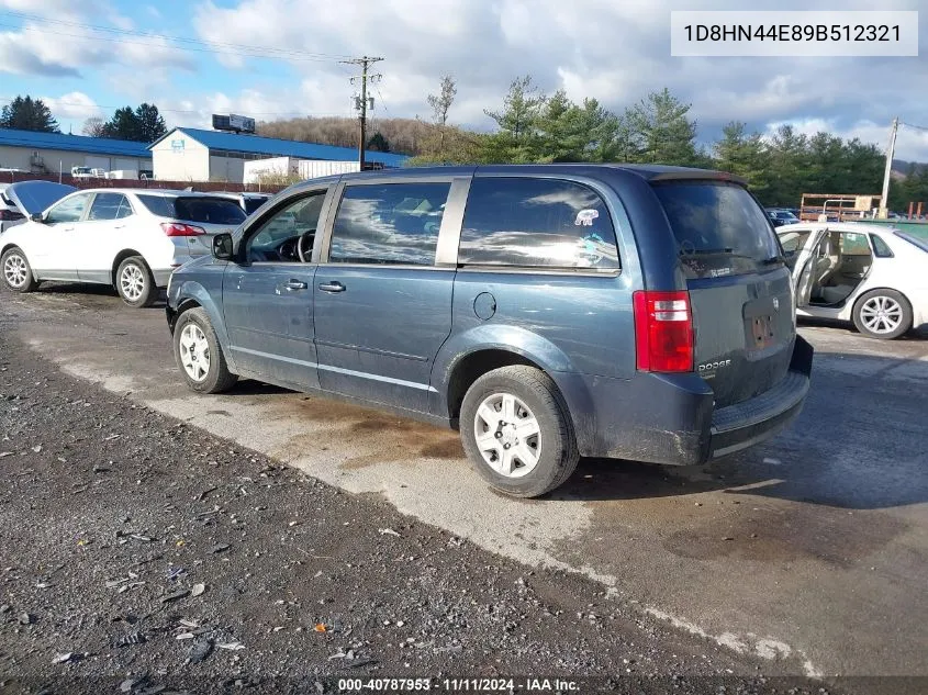 1D8HN44E89B512321 2009 Dodge Grand Caravan Se