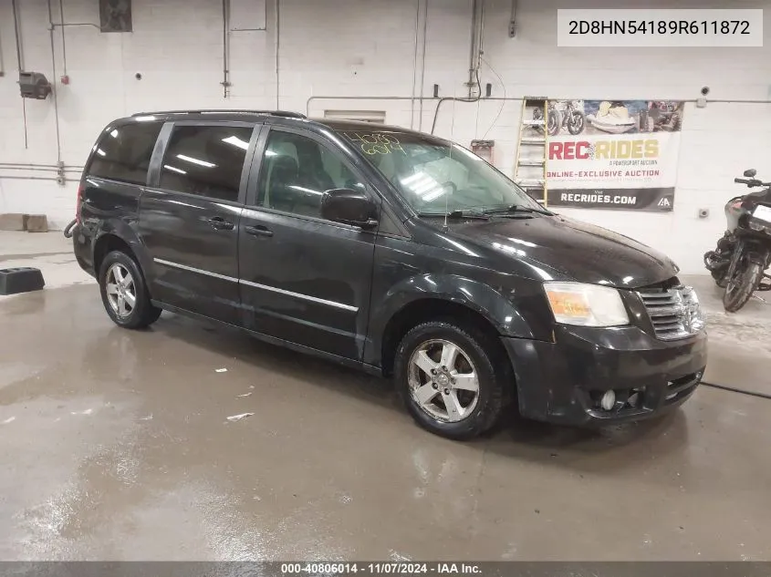 2009 Dodge Grand Caravan Sxt VIN: 2D8HN54189R611872 Lot: 40806014