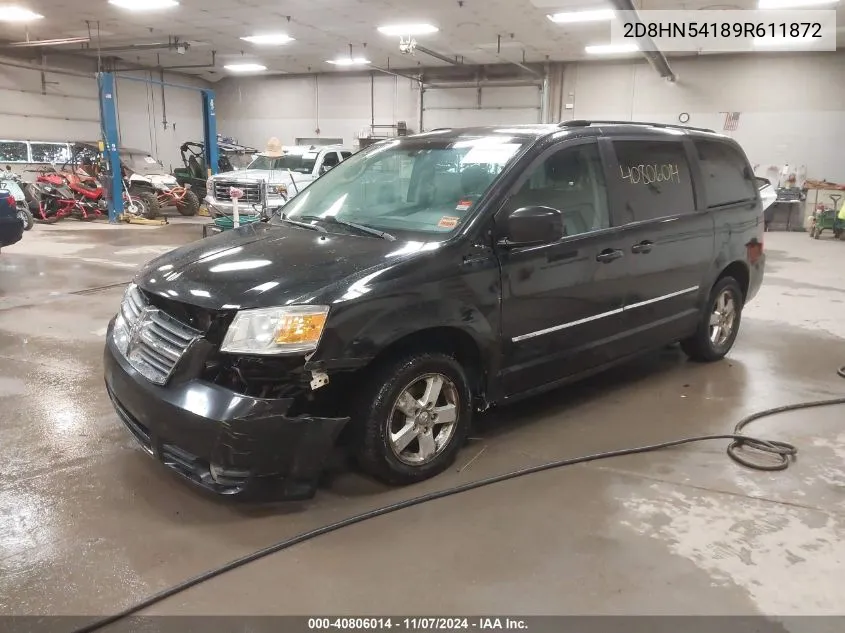 2009 Dodge Grand Caravan Sxt VIN: 2D8HN54189R611872 Lot: 40806014