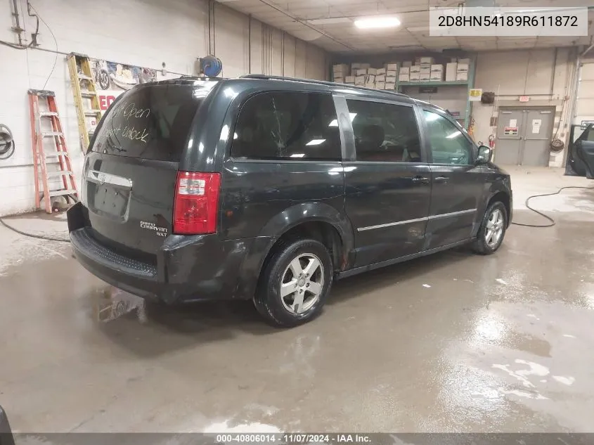 2009 Dodge Grand Caravan Sxt VIN: 2D8HN54189R611872 Lot: 40806014