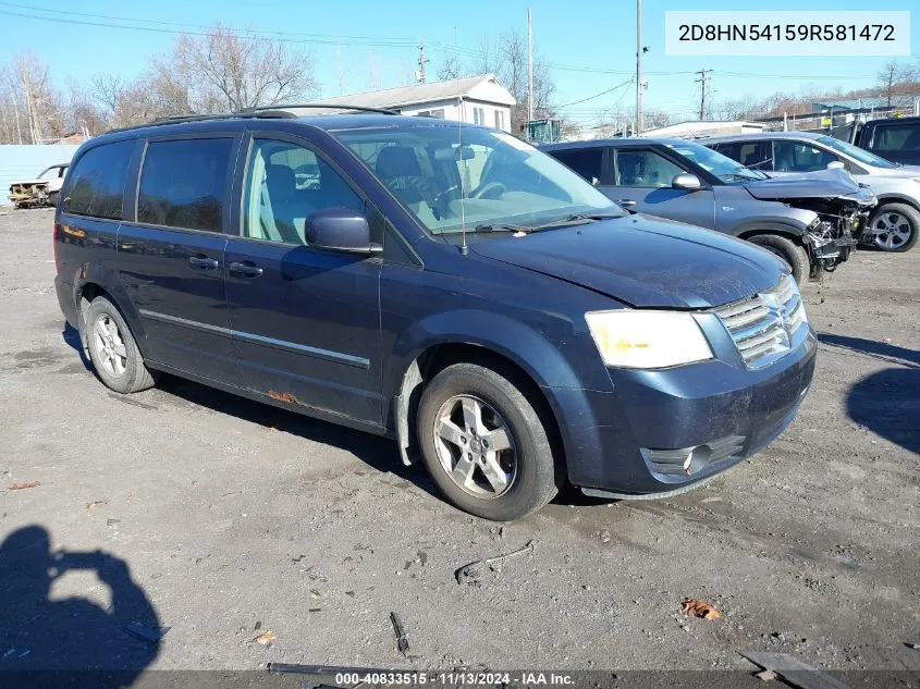 2009 Dodge Grand Caravan Sxt VIN: 2D8HN54159R581472 Lot: 40833515