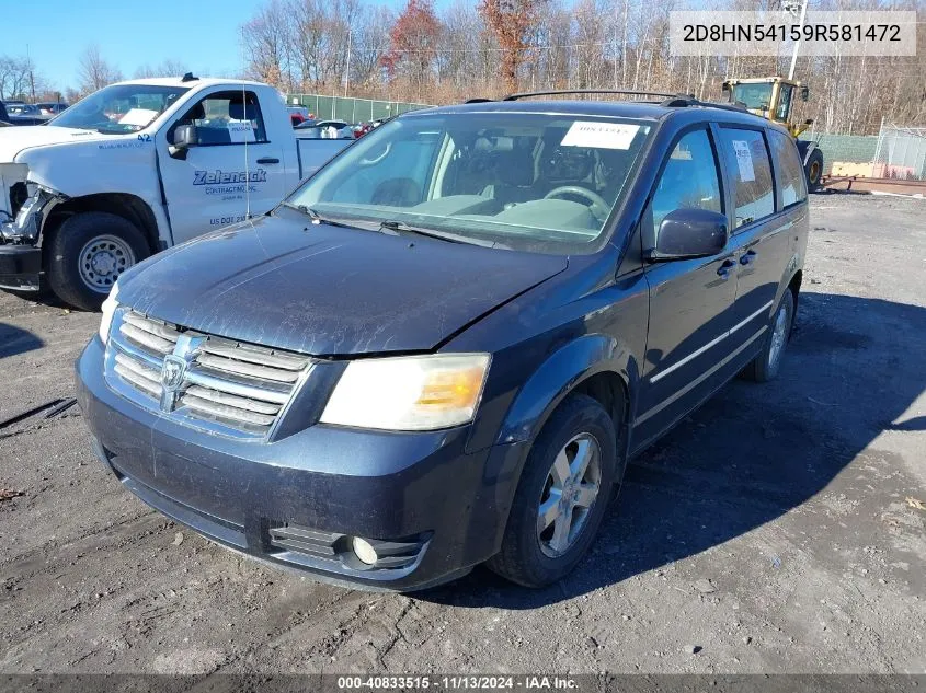 2009 Dodge Grand Caravan Sxt VIN: 2D8HN54159R581472 Lot: 40833515