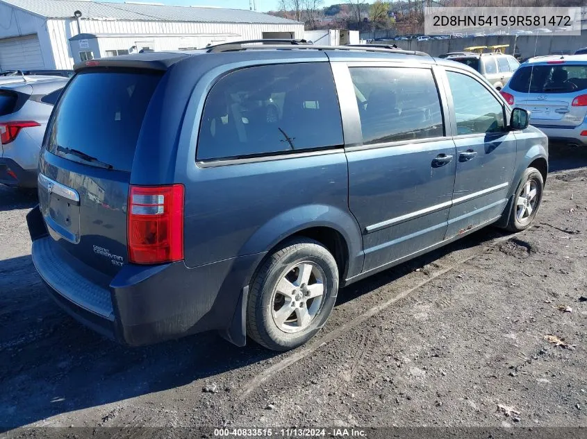 2009 Dodge Grand Caravan Sxt VIN: 2D8HN54159R581472 Lot: 40833515