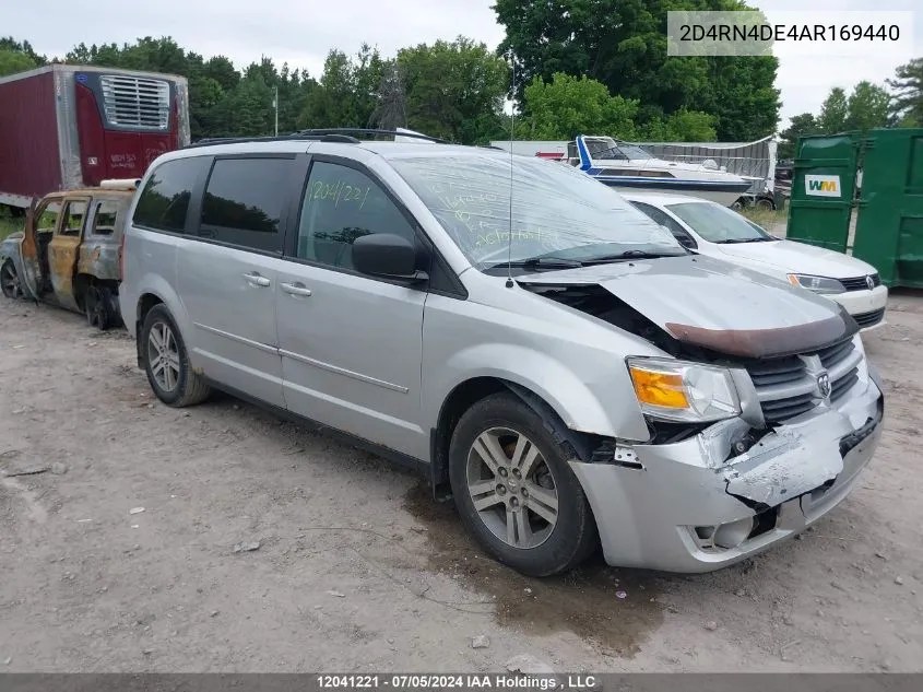 2D4RN4DE4AR169440 2010 Dodge Grand Caravan Se