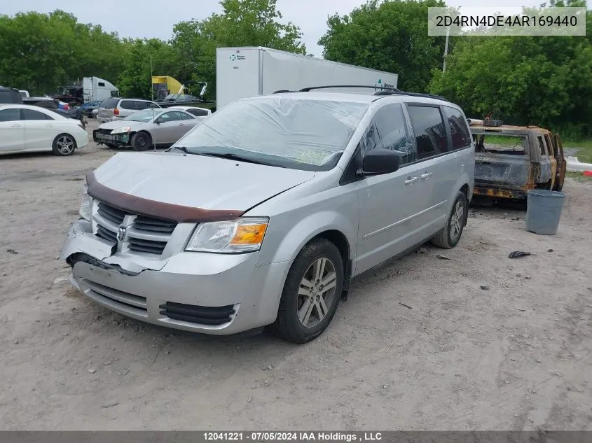 2010 Dodge Grand Caravan Se VIN: 2D4RN4DE4AR169440 Lot: 12041221