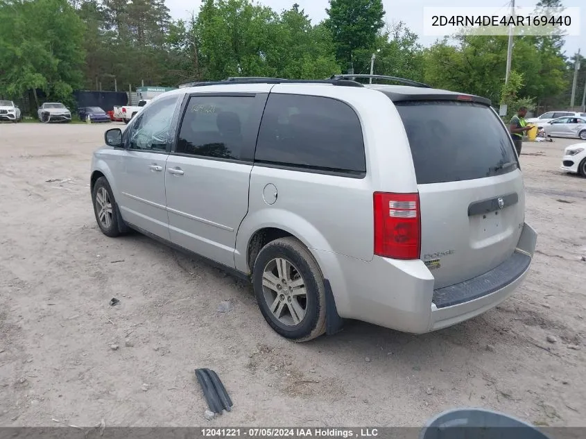 2010 Dodge Grand Caravan Se VIN: 2D4RN4DE4AR169440 Lot: 12041221