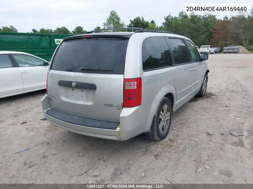 2010 Dodge Grand Caravan Se VIN: 2D4RN4DE4AR169440 Lot: 12041221