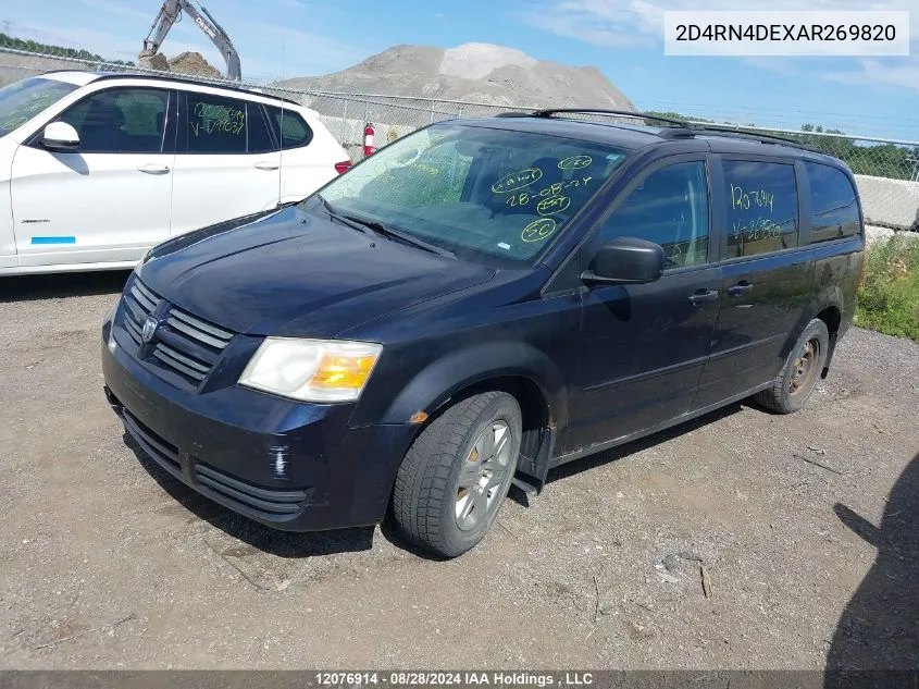 2D4RN4DEXAR269820 2010 Dodge Grand Caravan Se