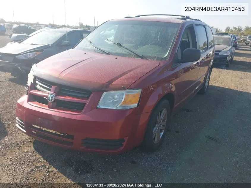 2010 Dodge Grand Caravan Se VIN: 2D4RN4DE3AR410453 Lot: 12084133