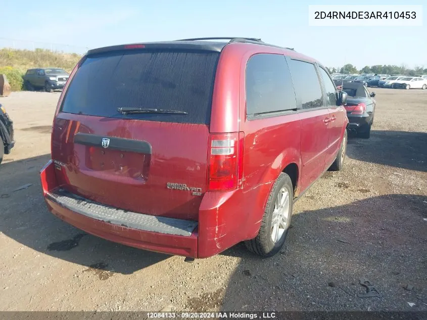 2010 Dodge Grand Caravan Se VIN: 2D4RN4DE3AR410453 Lot: 12084133