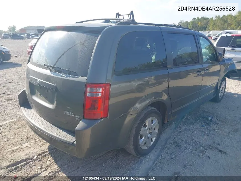 2010 Dodge Grand Caravan Se VIN: 2D4RN4DE4AR256528 Lot: 12105434