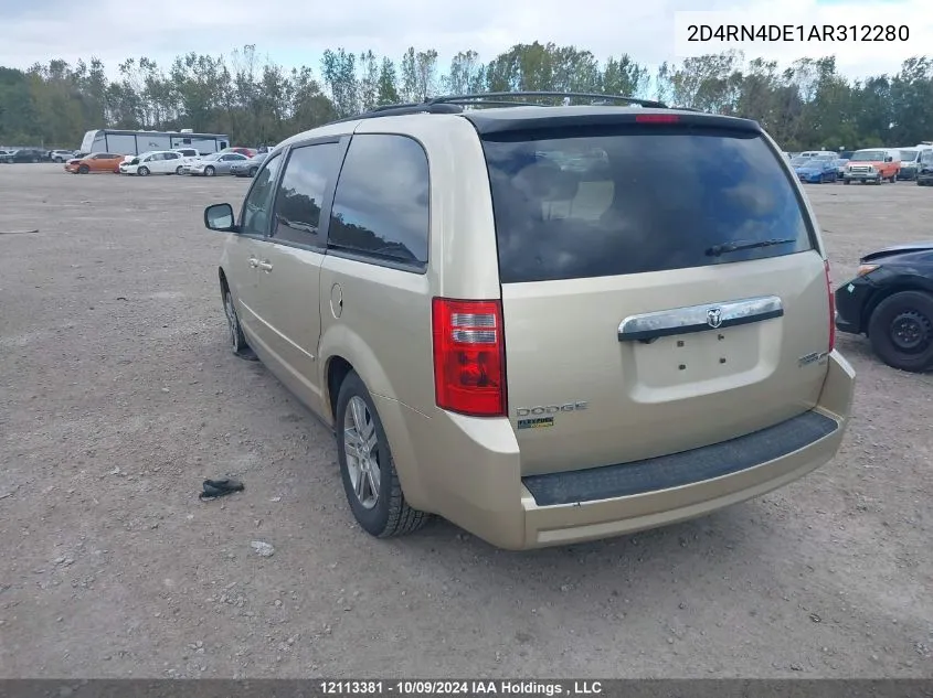 2010 Dodge Grand Caravan Se VIN: 2D4RN4DE1AR312280 Lot: 12113381