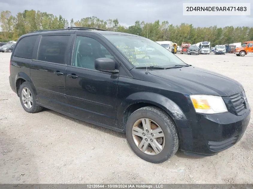 2010 Dodge Grand Caravan Se VIN: 2D4RN4DE9AR471483 Lot: 12120544